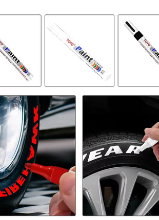 Waterproof Car Tyre Tire Tread Tire Paint Pen Marker DIY Art Drawing