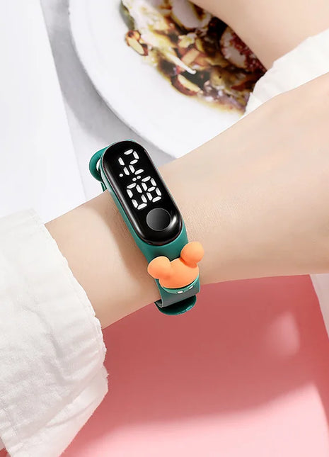 Fashion Mickey Children Watches For Girls Electronic Bracelet Sports