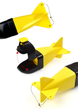 TOLU Fishing Rocket Feeder Large Small Spod Bomb Float Lure Bait