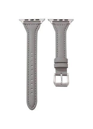 Slim Leather Strap For Apple Watch Series 10 42/46mm 9 8 7 41mm 45mm