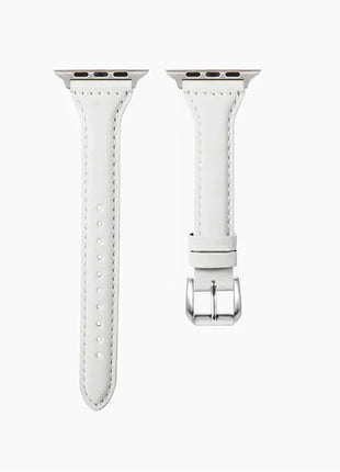 Slim Leather Strap For Apple Watch Series 10 42/46mm 9 8 7 41mm 45mm