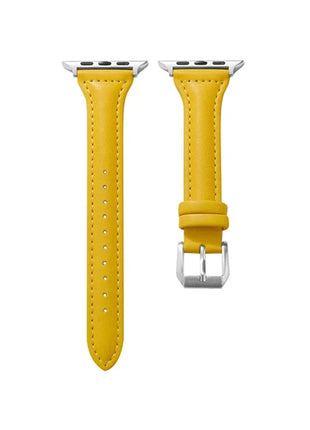 Slim Leather Strap For Apple Watch Series 10 42/46mm 9 8 7 41mm 45mm