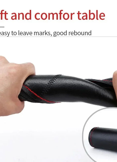 Artificial Leather Steering Wheel Cover Anti-Slip Braiding Cover For