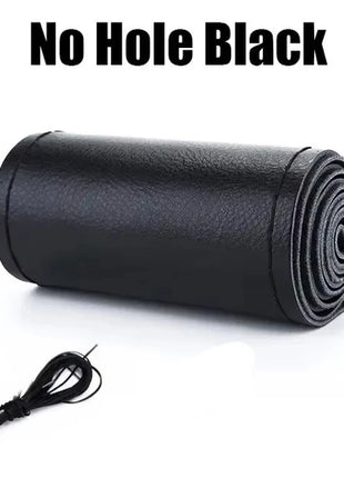 Artificial Leather Steering Wheel Cover Anti-Slip Braiding Cover For