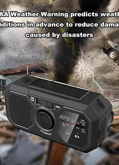 Portable Solar Radio, Emergency Kits first Aid Radio with Crank,
