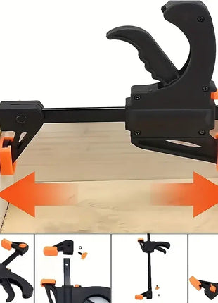 Woodworking Clamp F Hard Quick Release Ratchet Speed Squeeze Clip Kit