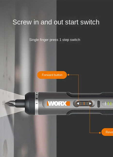 WORX WX242 Mini Electrical Screwdriver Set Smart Cordless Electric