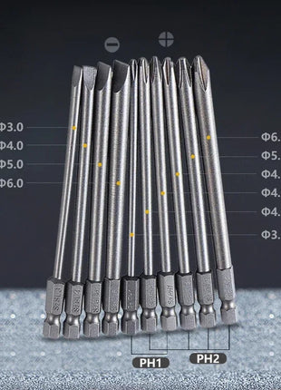Screwdriver Set Strong Magnetic Batch Head Steel Slotted Phillips