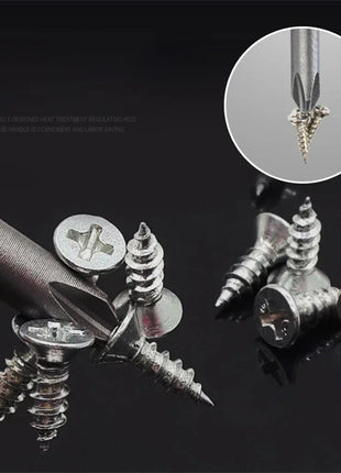 Screwdriver Set Strong Magnetic Batch Head Steel Slotted Phillips
