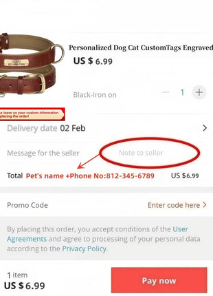 Customized Leather Dog Collar Leash Soft Padded Leather Collar For