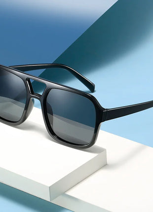 adult style, sunglasses, square Double new beam personalized Korean