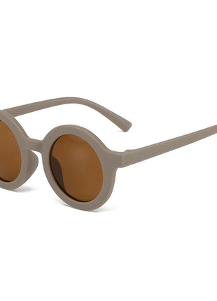 Children's sunglasses, inset style  round frame, 1-7 year old baby