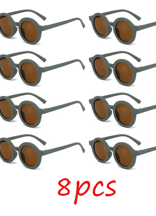 Children's sunglasses, inset style  round frame, 1-7 year old baby