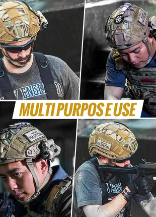 BOOIU Tactical Helmet Cover for MH PJ BJ OPS-Core Fast Helmet Hunting