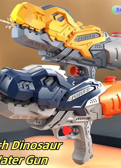 Dinosaurs, ducks, sharks, twin sprinklers, water gun toys, water