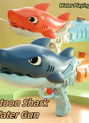 Dinosaurs, ducks, sharks, twin sprinklers, water gun toys, water
