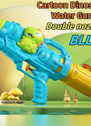 Dinosaurs, ducks, sharks, twin sprinklers, water gun toys, water