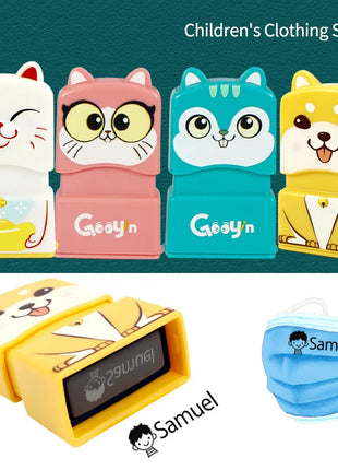 Customized Name Stamp Paints Personal Student Child Baby Engraved