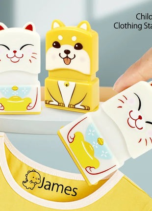 Customized Name Stamp Paints Personal Student Child Baby Engraved