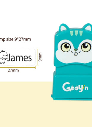 Customized Name Stamp Paints Personal Student Child Baby Engraved