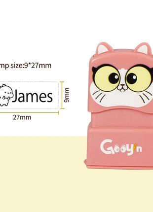 Customized Name Stamp Paints Personal Student Child Baby Engraved