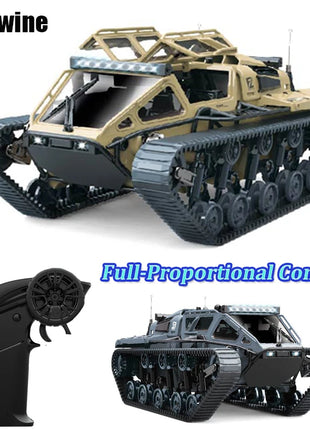 JJRC C8812 LED Light Full Scale Tracked Tank Simulation Model Toy RC