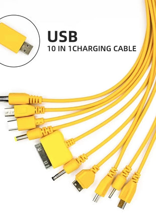 NNBILI 10 in 1 Multi-Function USB Phone Charging Cable Multi-head