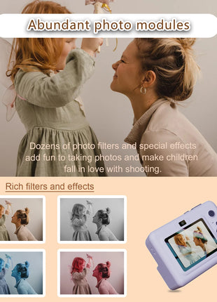 Digital Children Camera For Photography Mini Printer Portable Thermal