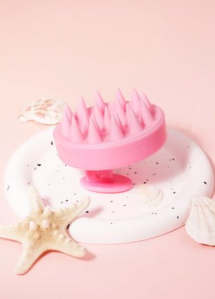 1PCS scalp massager shampoo brush, scalp cleaning brush, silicone, for