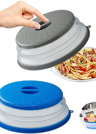 Collapsible Microwave Cover Lid Folding Silicone Microwave Plate Cover