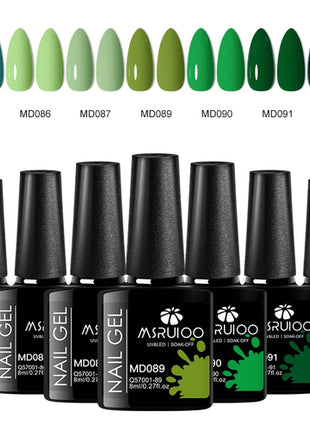 7pc Nail Gel Polish Set DIY Nail Art Design All For Decoration Soak