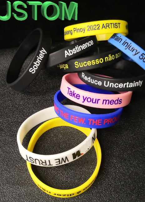 Sos Bracelet Custom Silicon | Wristband Bracelet Custom | Silicone Sos