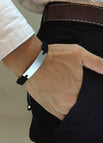 17cm / Rhodium Plated