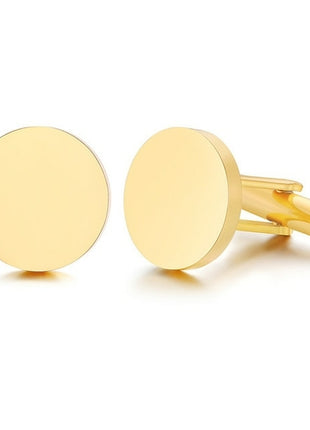 Engrave Initial Cufflinks For Wedding Birthday Groomsmen Gift