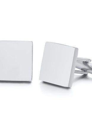 Engrave Initial Cufflinks For Wedding Birthday Groomsmen Gift