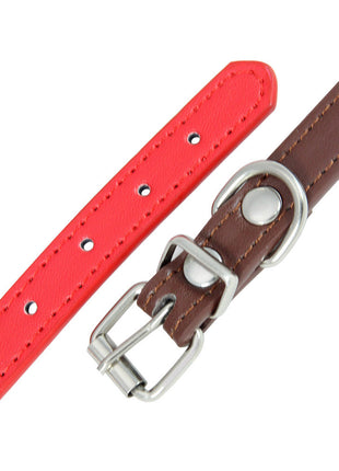 Pu Leather Cat Collar Personalized Kitten Collar Id Name Engraving Pet