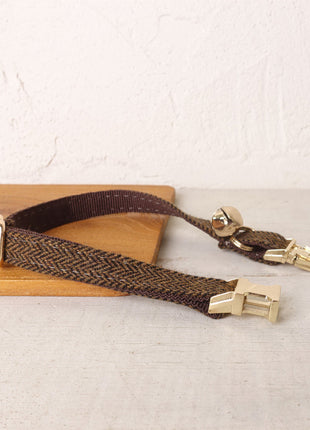 Cat Collar with Bell Bow Personalized Engraving Nameplate Kitten