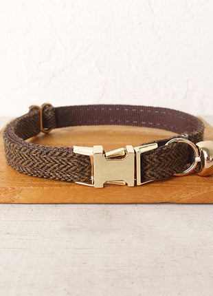 Cat Collar with Bell Bow Personalized Engraving Nameplate Kitten