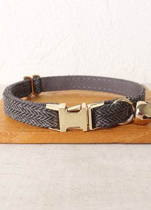 Cat Collar with Bell Bow Personalized Engraving Nameplate Kitten