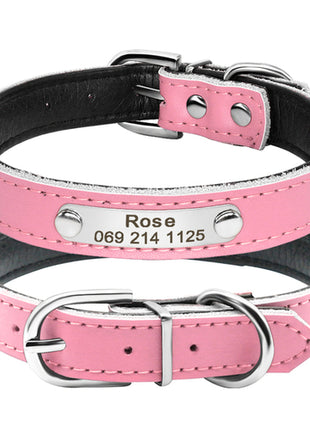 Leather Cat Collar Personalized Cat Collar For Puppy Small Dogs Pet