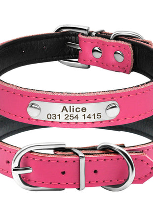 Leather Cat Collar Personalized Cat Collar For Puppy Small Dogs Pet