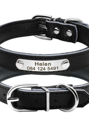 Leather Cat Collar Personalized Cat Collar For Puppy Small Dogs Pet