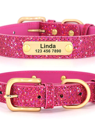 Leather Cat Collar Personalized Cat Collar For Puppy Small Dogs Pet
