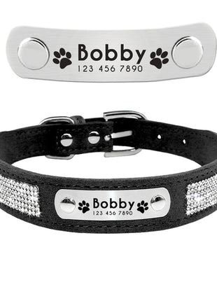 Leather Cat Collar Personalized Cat Collar For Puppy Small Dogs Pet