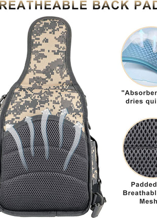 LUXHMOX Fishing Tackle Backpack Waterproof for Outdoor Gear Storage