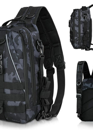 LUXHMOX Fishing Backpack Waterproof Tackle-Bag Fishing Gear