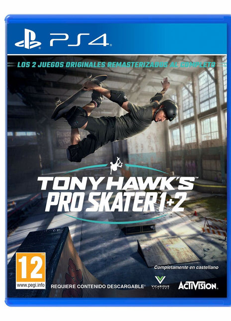 PlayStation 4 Video Game Activision Tony Hawk's Pro Skater 1 + 2