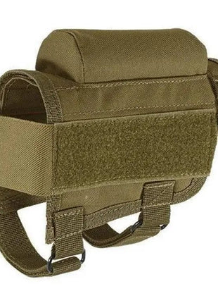 Tactical Buttstock Cheek Rest | Ammo Carrier Case.