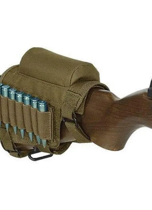 Tactical Buttstock Cheek Rest | Ammo Carrier Case.