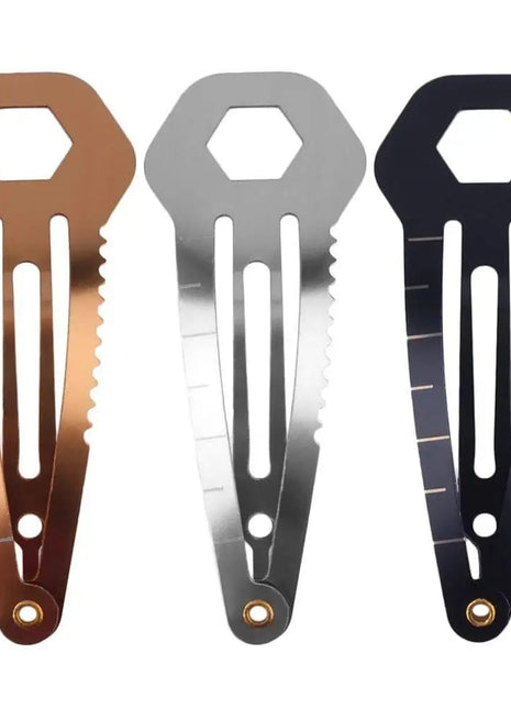 Women's Selfdefense Multi Tool Hair Clip Hairpin Stainless Steel Tactical Multifunctional Hairpin Tool Free Shipping.